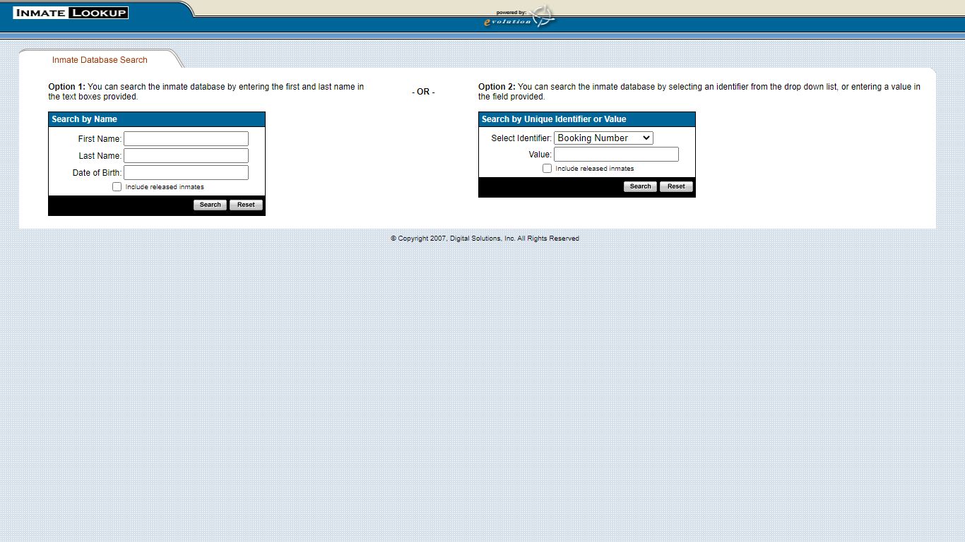 Inmate Lookup Tool - indy.gov